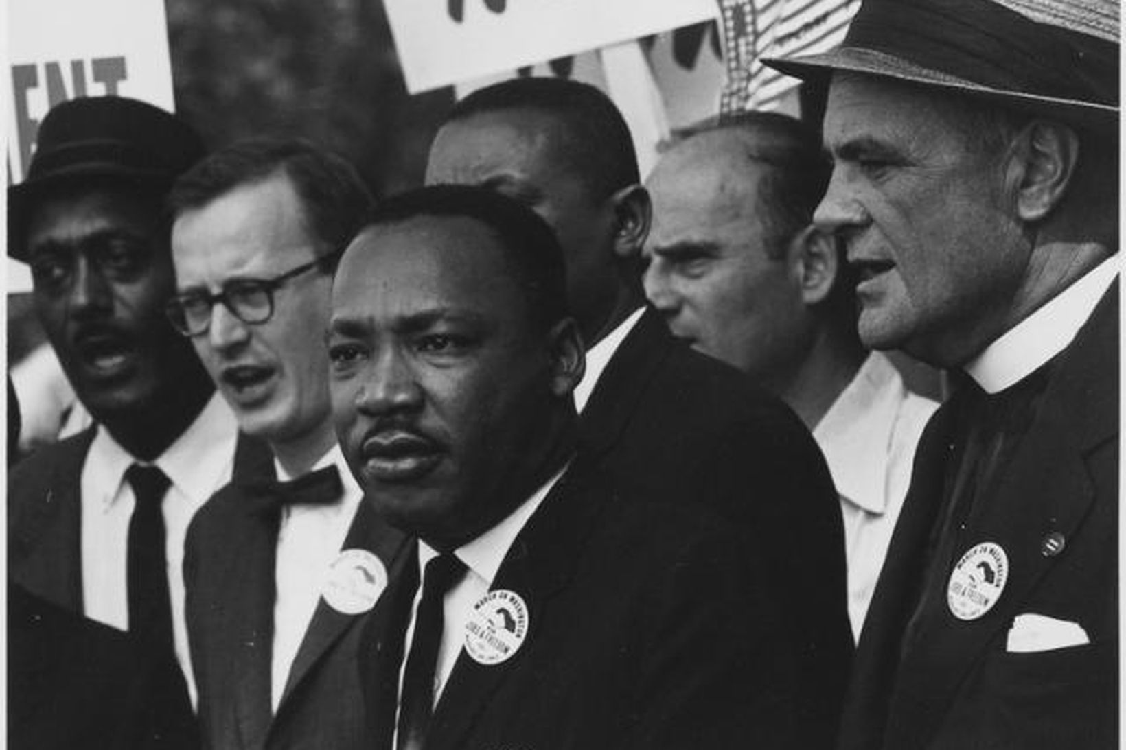 Martin Luther King í Washington 28. ágúst 1963.