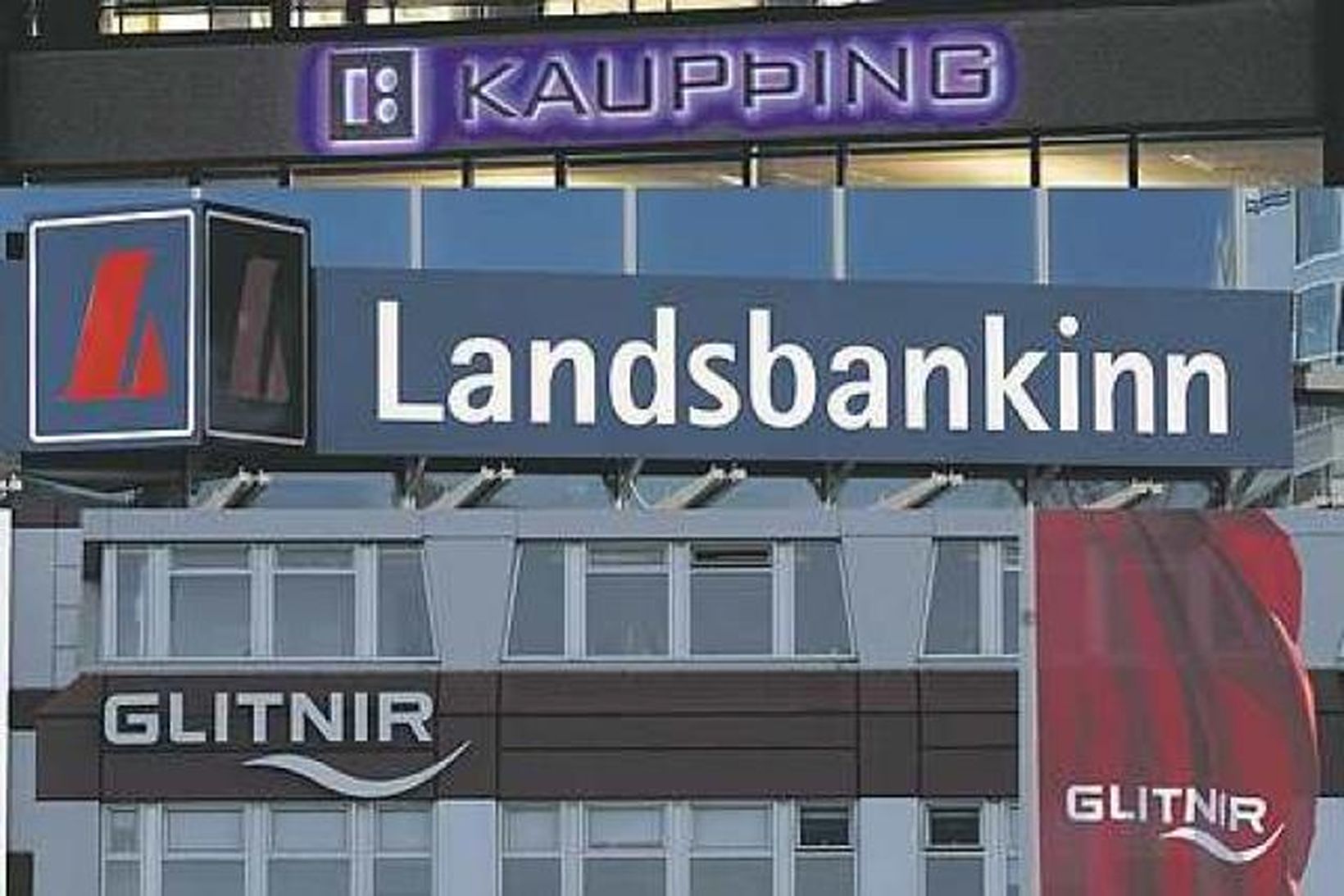 Kaupþing, Landsbankinn og Glitnir
