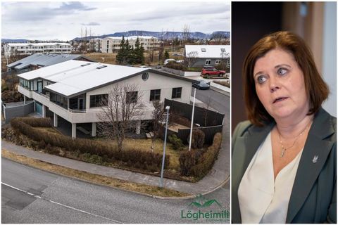 Ásthildur Lóa og Hafþór hafa sett hið umdeilda hús í Garðabæ á sölu.