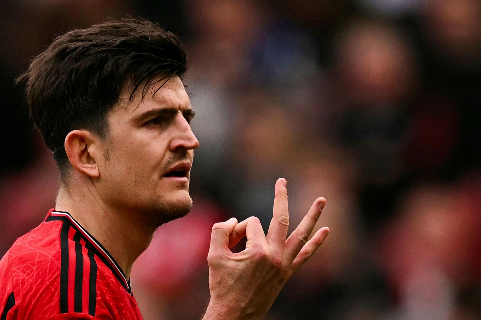 Harry Maguire verður frá í þrjár vikur.