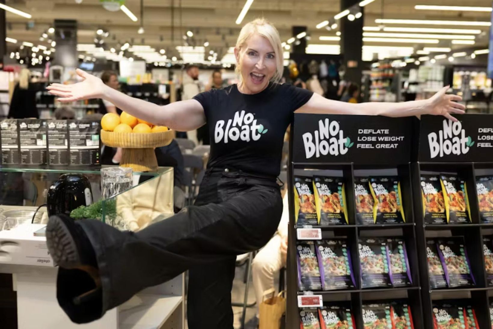 Heather Mills sló í gegn í Hagkaup Smáralind