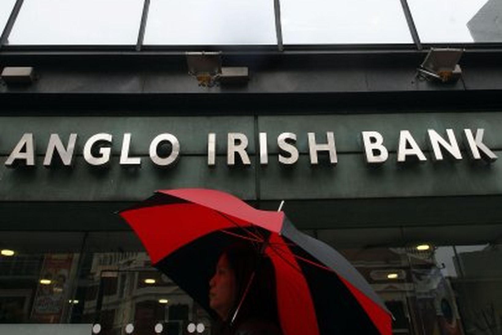 Útibú Anglo Irish Bank í Belfast.