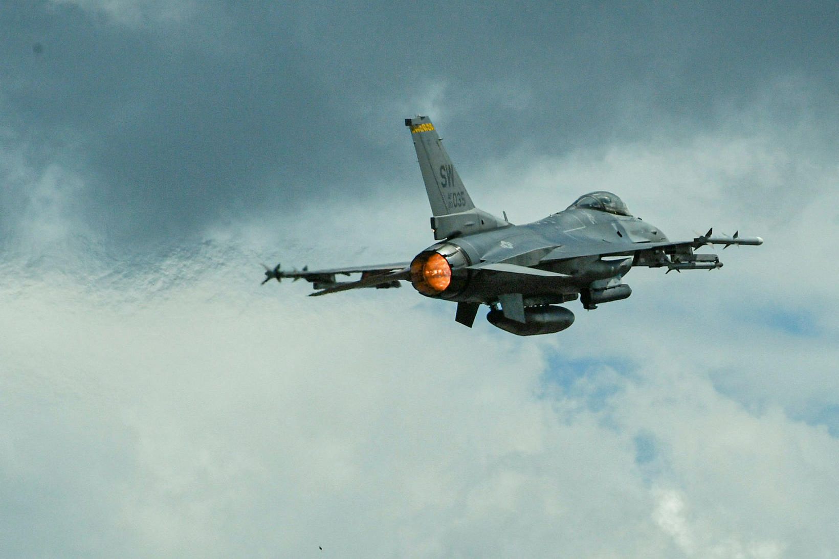 F-16 herþota Bandaríkjahers.