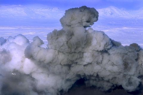 A Hekla eruption.
