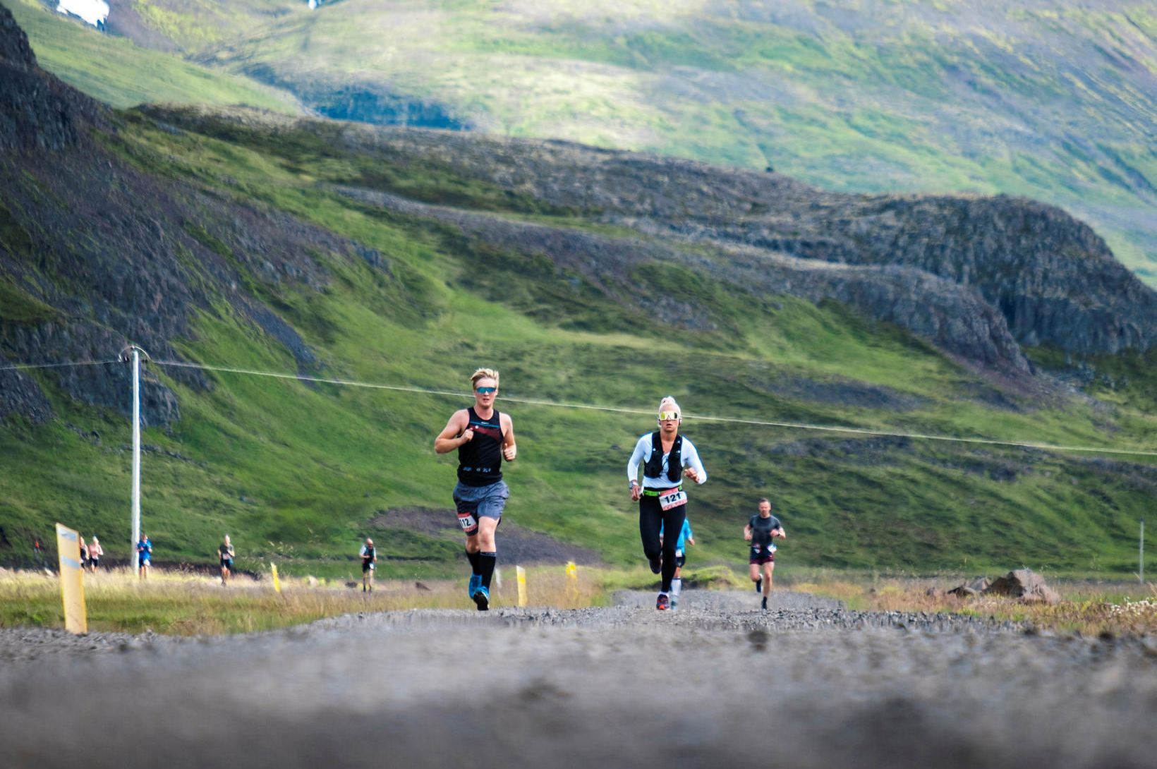 Fáfarin leið í mögnuðu landslagi