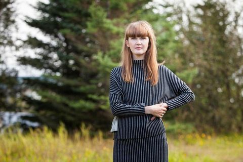Borghildur Gunnarsdóttir, the designer behind Milla Snorrason.