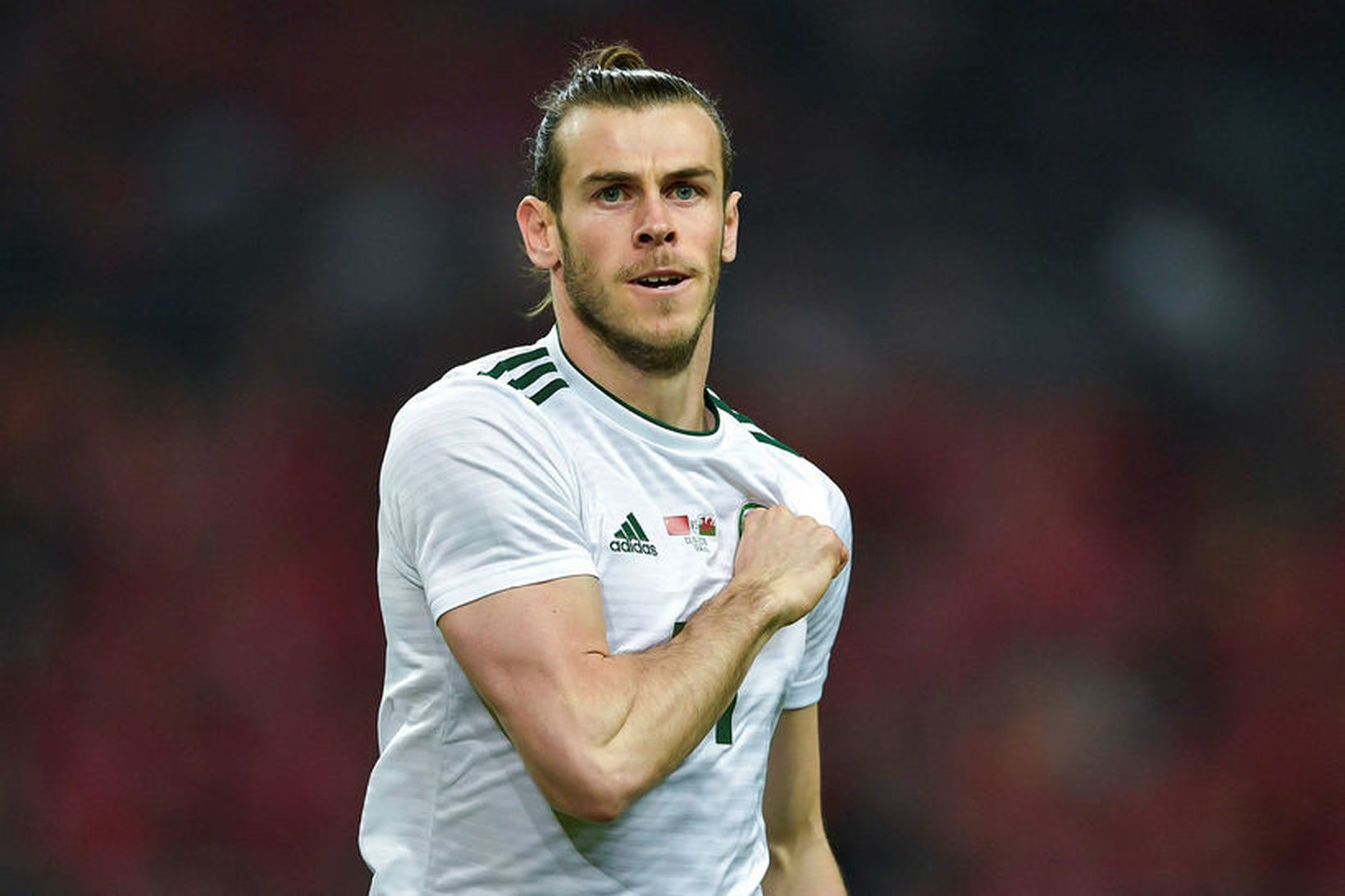 Gareth Bale skoraði þrjú mörk gegn Kína í fyrradag.