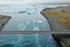 Lónsvatnið hitnar en jakarnir ekki í bráðri hættu