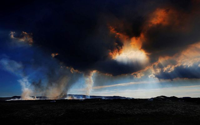 Tvær vikur eru liðnar frá því að eldgosinu lauk.