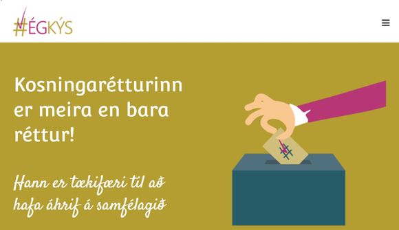 Hægt að sjá hvar maður stendur á kosningaásnum