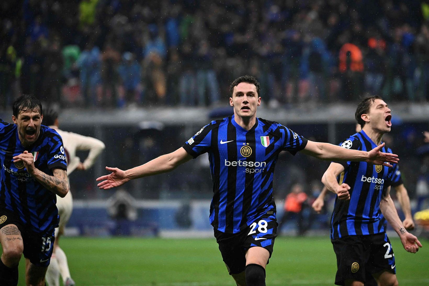 Franski varnarmaðurinn Benjamin Pavard skoraði það sem reyndist sigurmarkið í …