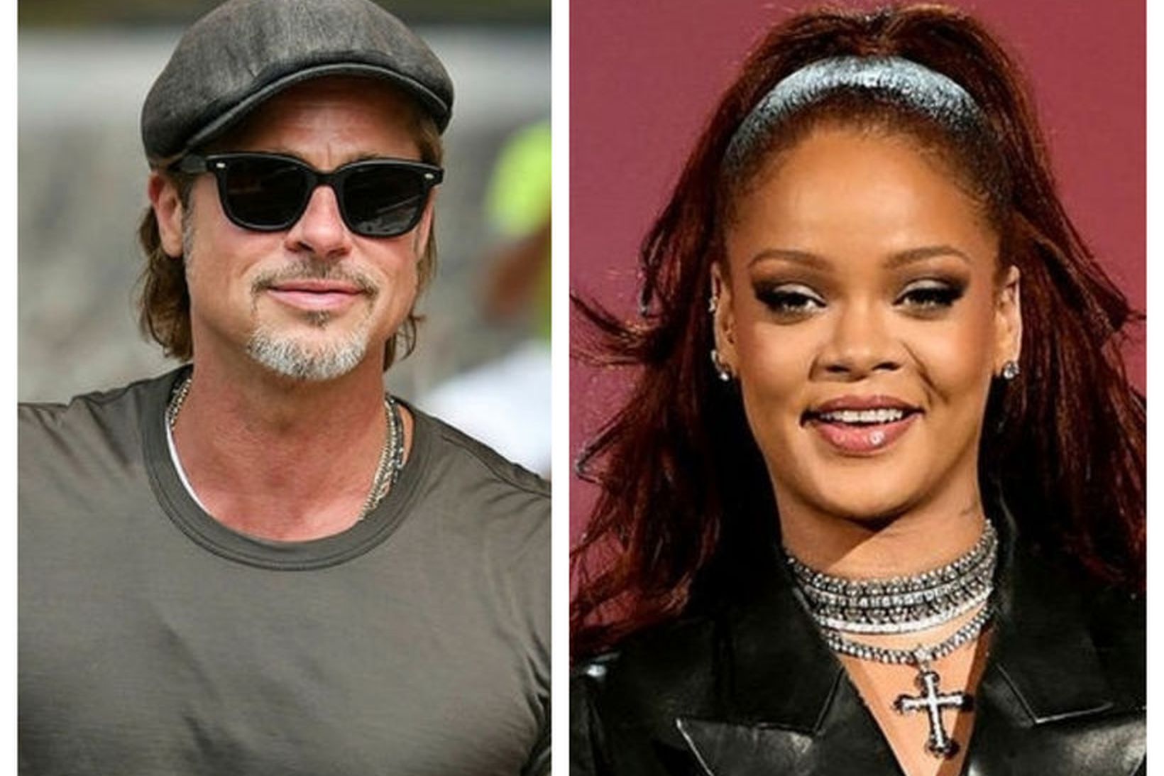 Brad Pitt og Rihanna, er það eitthvað?