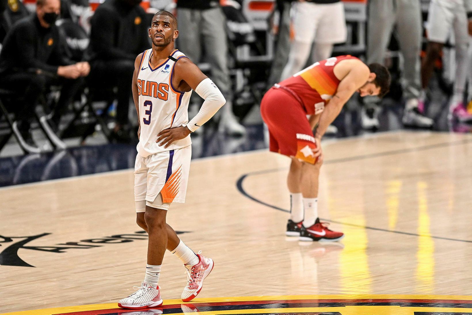 Chris Paul átti frábæran leik fyrir Phoenix Suns í nótt.