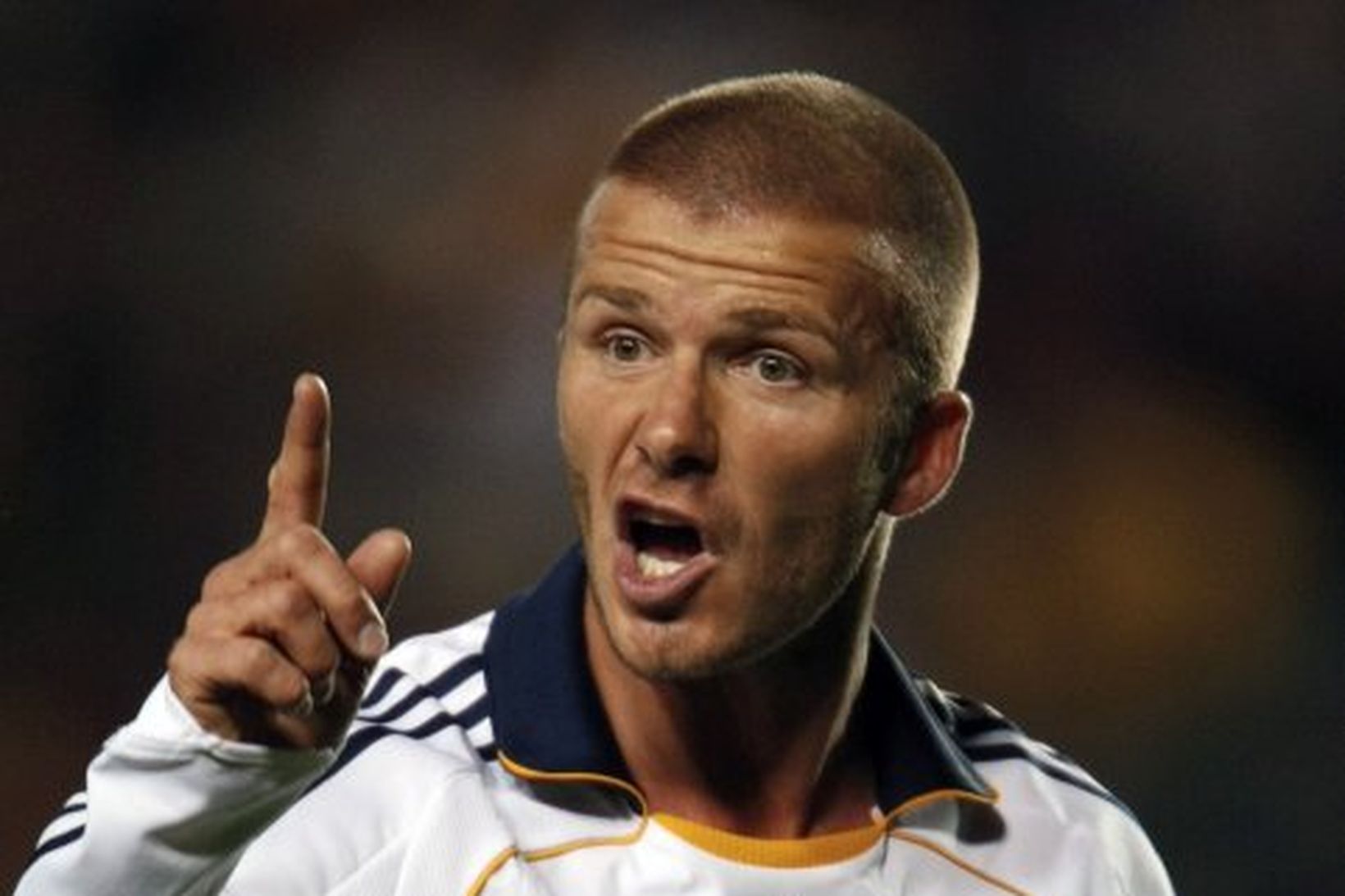 Beckham æfir aftur með Arsenal