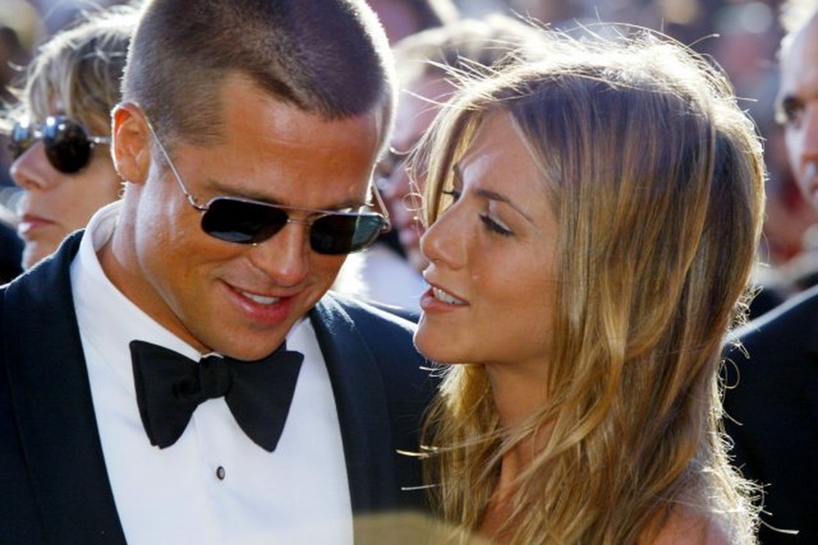 Brad Pitt og Jennifer Aniston eru vinir eftir erfiðan skilnað …