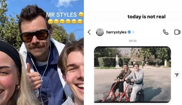 Harry Styles sprengdi krúttskalann með einkaskilaboðum
