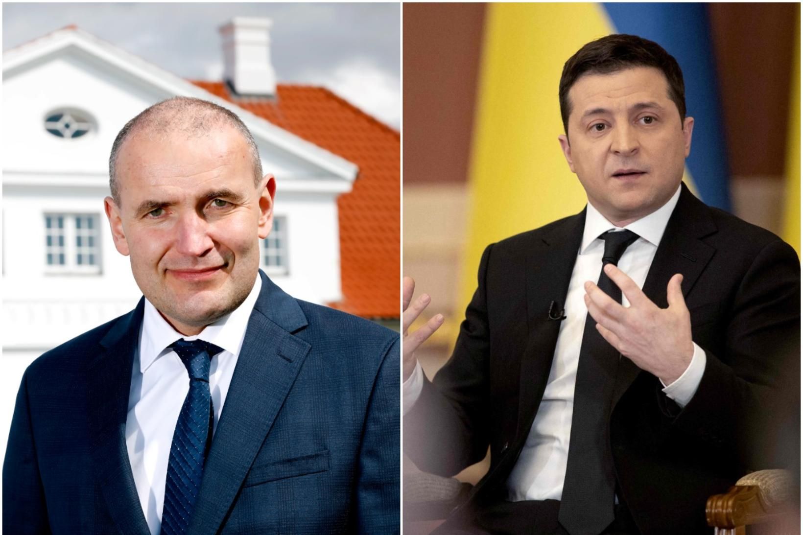 Volodymyr Zelensky, forseti Úkraínu, þakkaði í dag Guðna Th. Jóhannessyni …