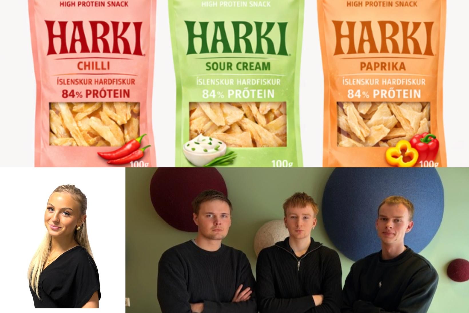 Menntskælingar þróuðu bragðbættan harðfisk