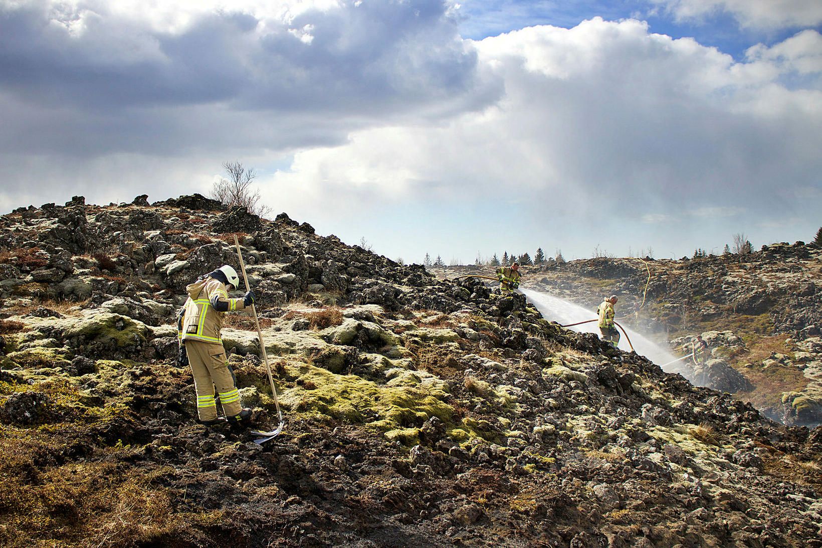 Nægileg úrkoma hefur fallið síðustu daga til að aflétta bæði …