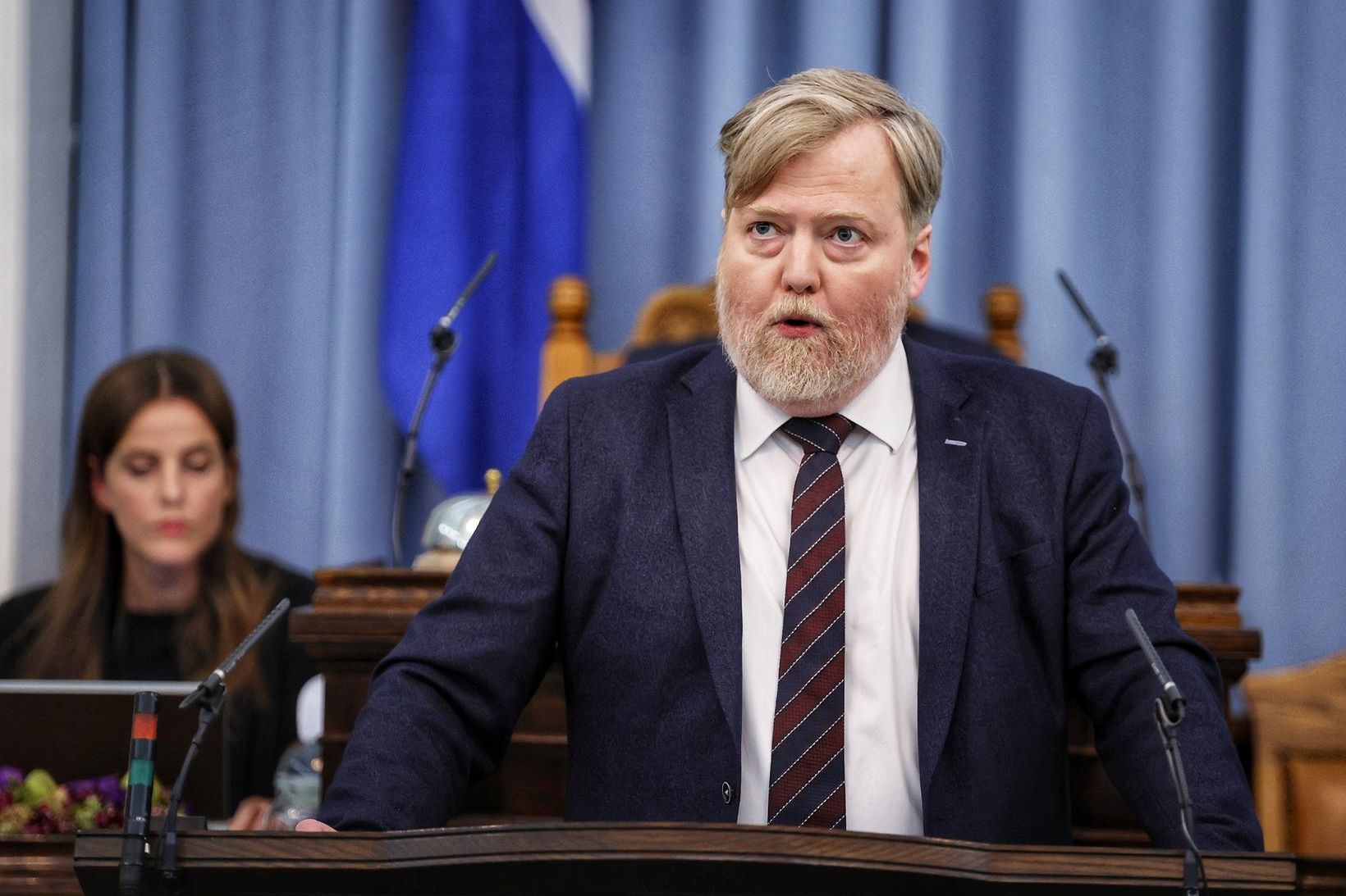 Sigmundur Davíð Gunnlaugsson, formaður Miðflokksins.