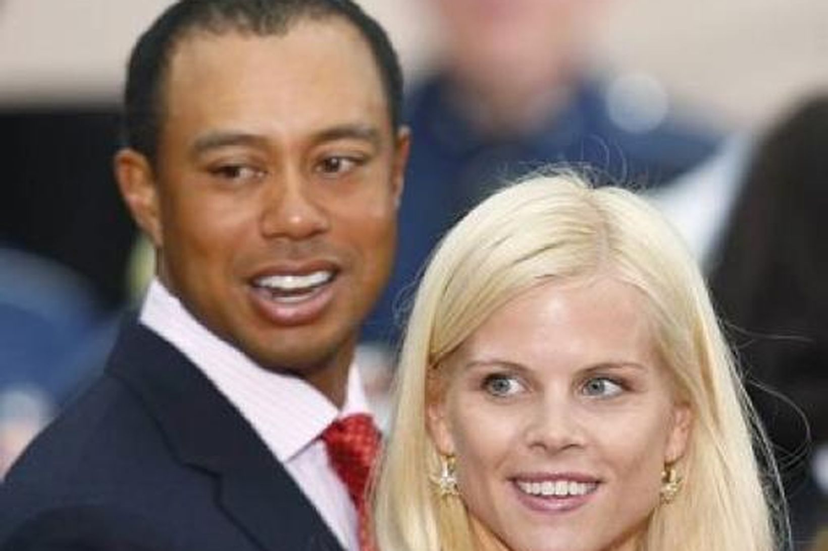 Tiger Woods og Elin Nordegren í október sl.