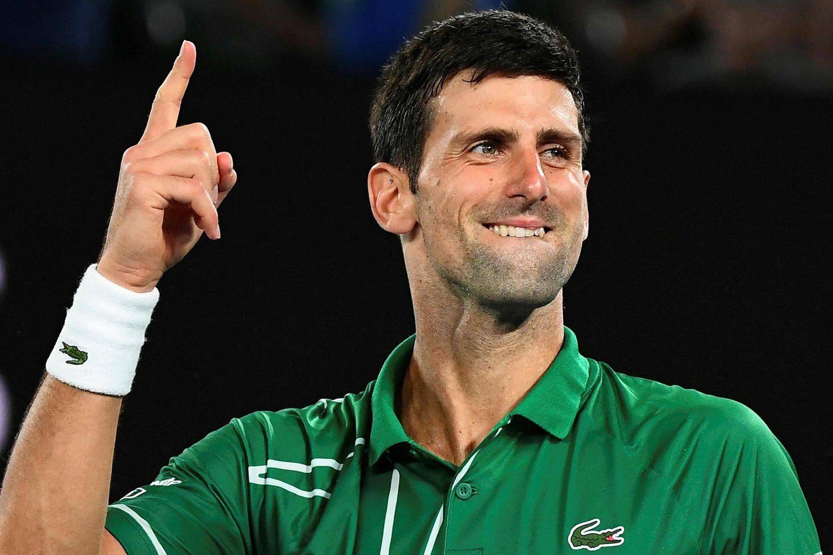 Novak Djokovic er farinn að búa sig undir mótið.