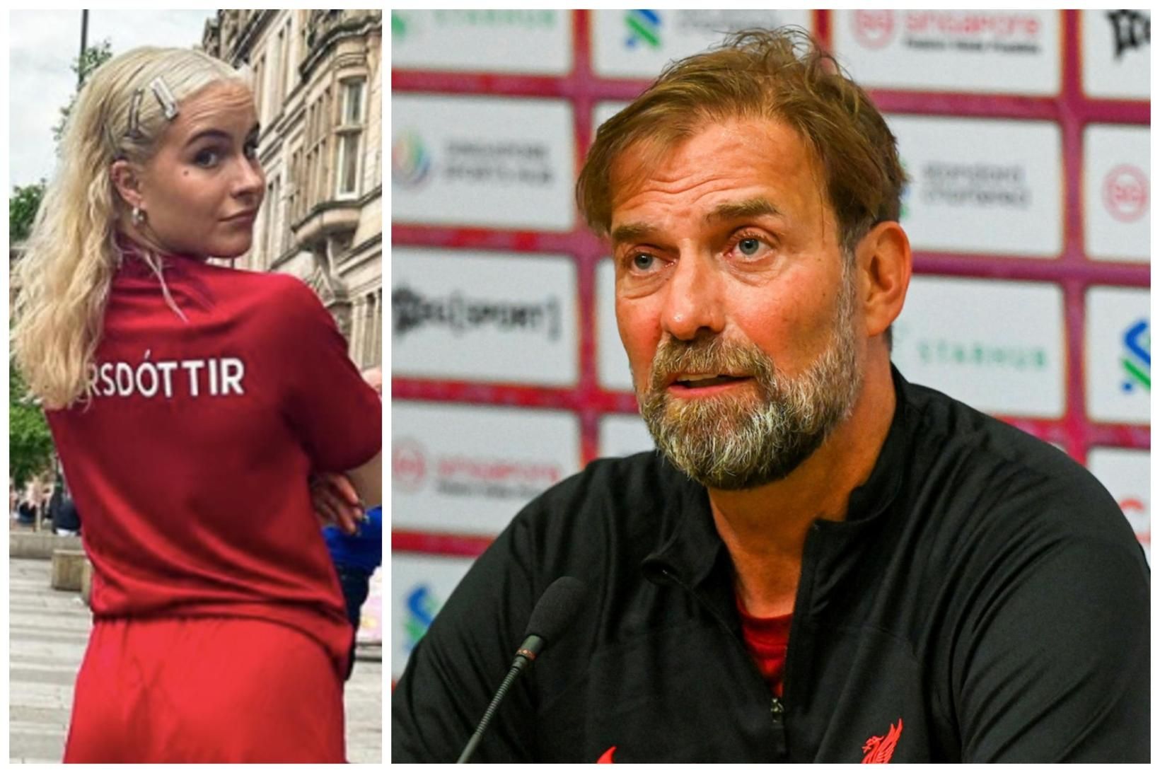 Ætli Diljá hafi tryggt sér atkvæði Klopp um helgina?