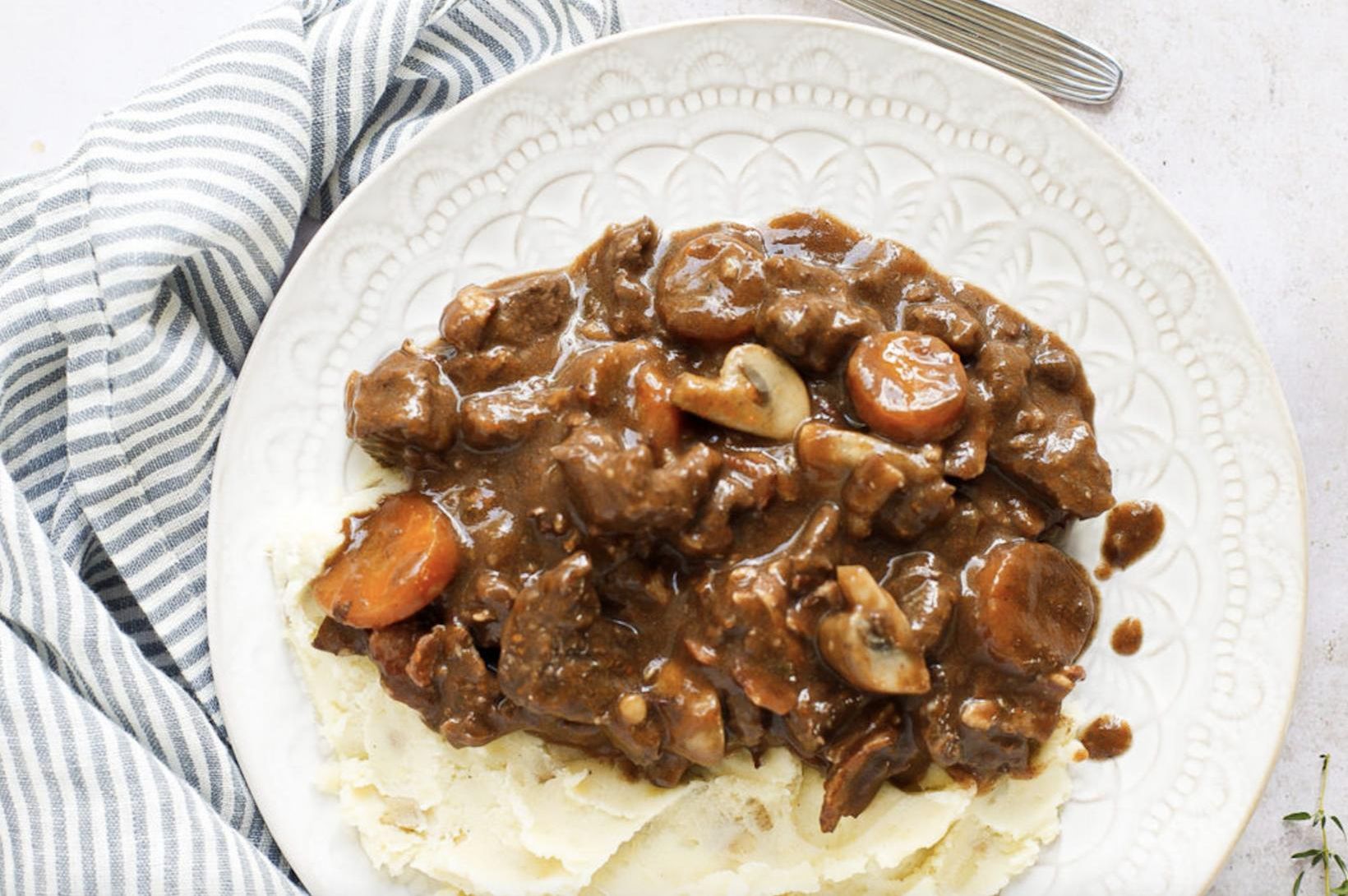 Beef bourguignon eins og þú færð á SNAPS