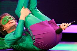 Mr Methane hefur prumpað sig inn í hjörtu fólks víða um heim, klæddur grænum og …