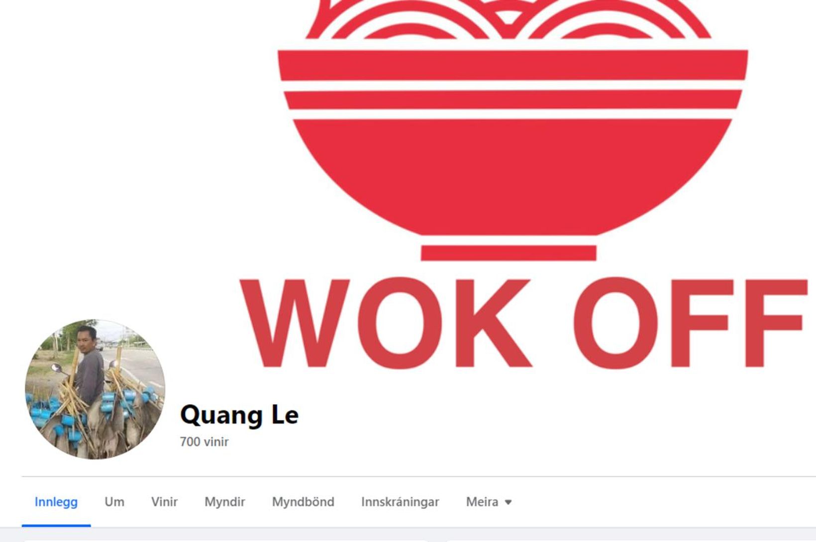 Wok Off: Facebook-aðgangur Davíðs hakkaður