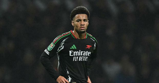 Ethan Nwaneri í leik með Arsenal á síðustu leiktíð.