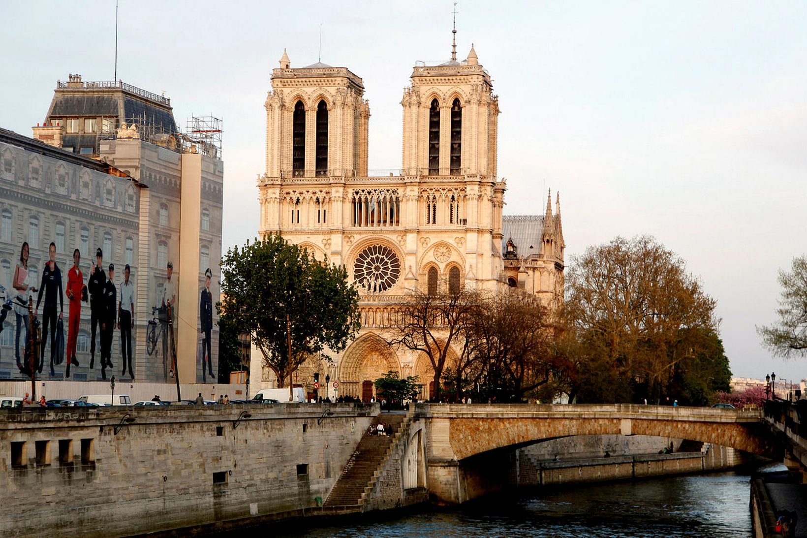 Notre Dame-kirkjan í París.