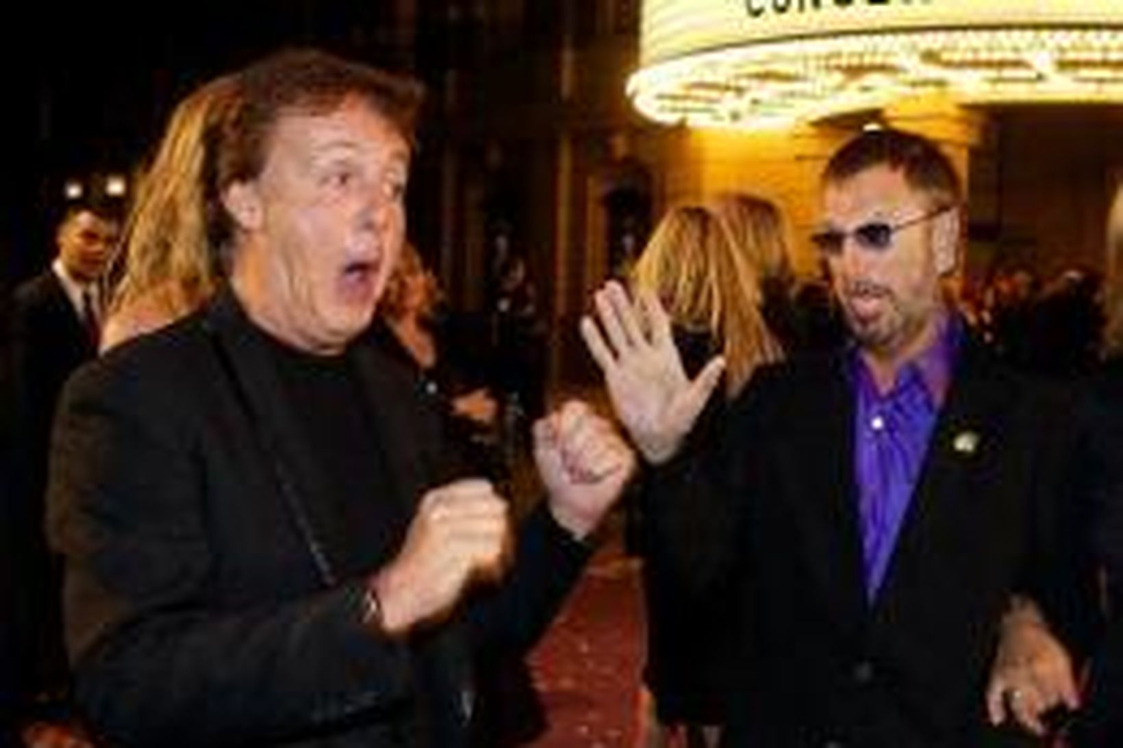 Paul McCartney og Ringo Starr fyrir nokkrum árum.