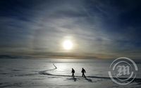 Mýrdalsjökull - Rosabaugur yfir Kötlu