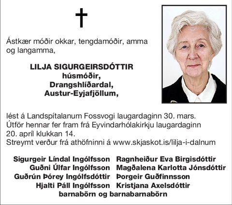 Lilja Sigurgeirsdóttir