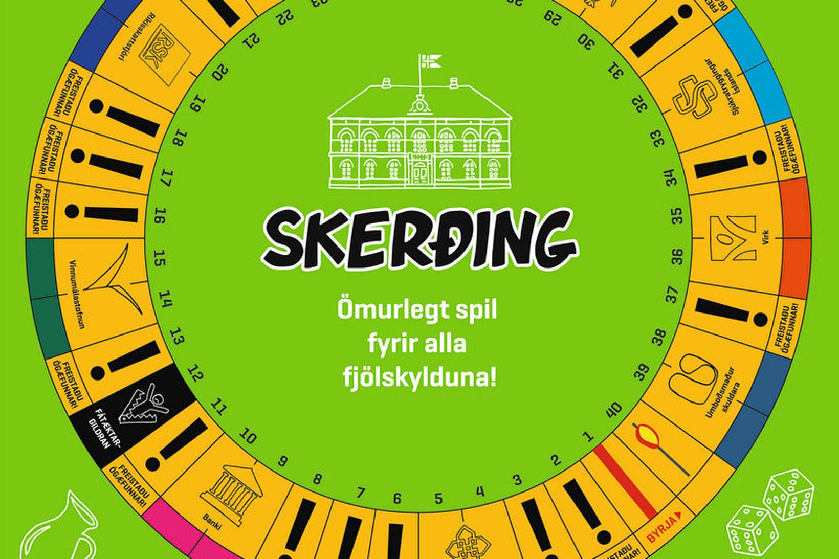 Skerðing - Ömurlegt spil fyrir alla fjölskylduna! sem Öryrkjabandalagið gaf …