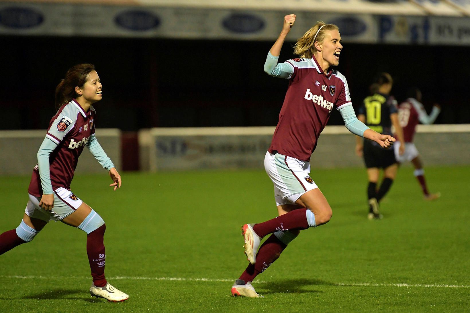 Dagný Brynjarsdóttir skoraði sigurmark West Ham.