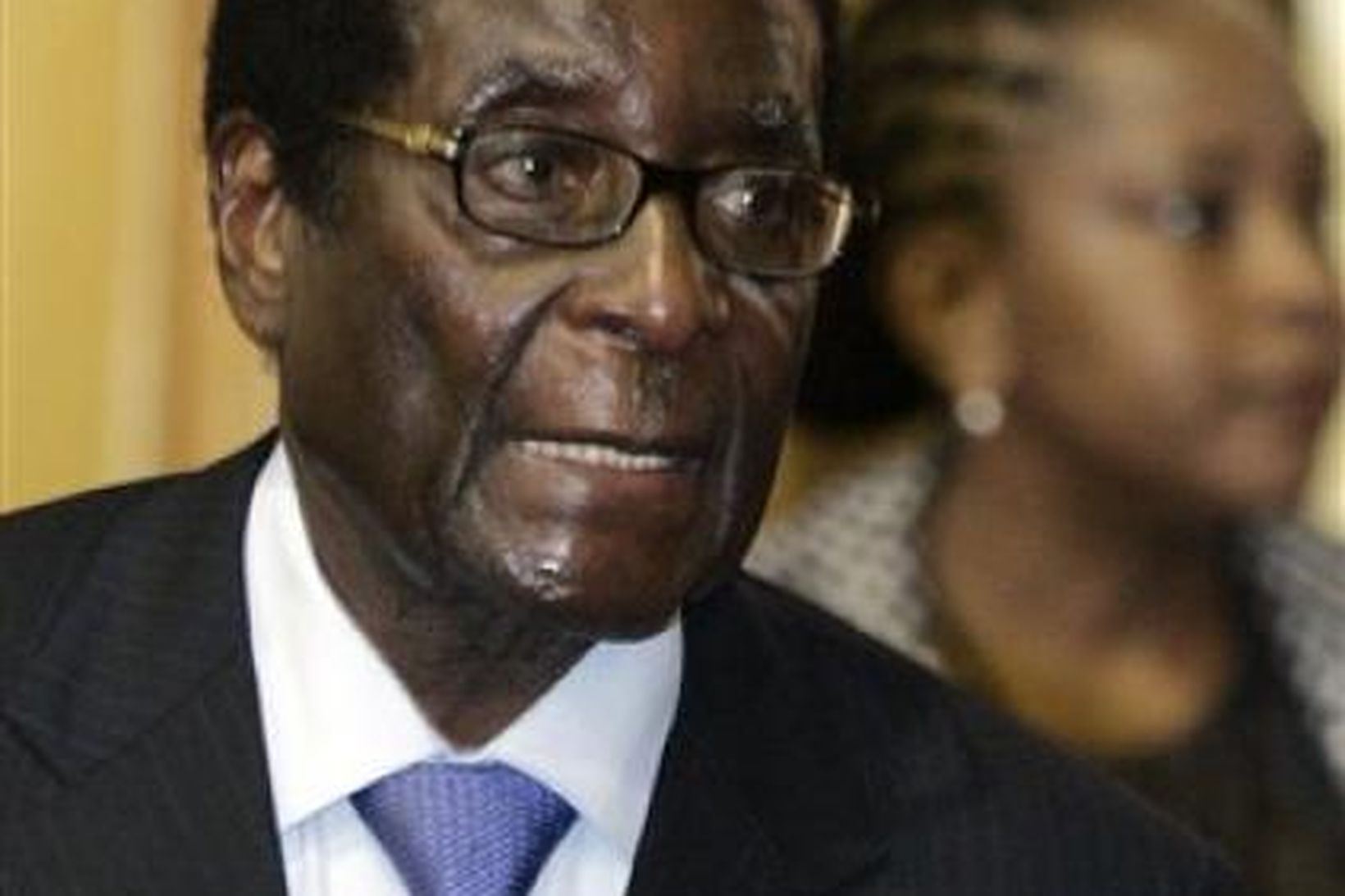 Robert Mugabe, forseti SImbabve.