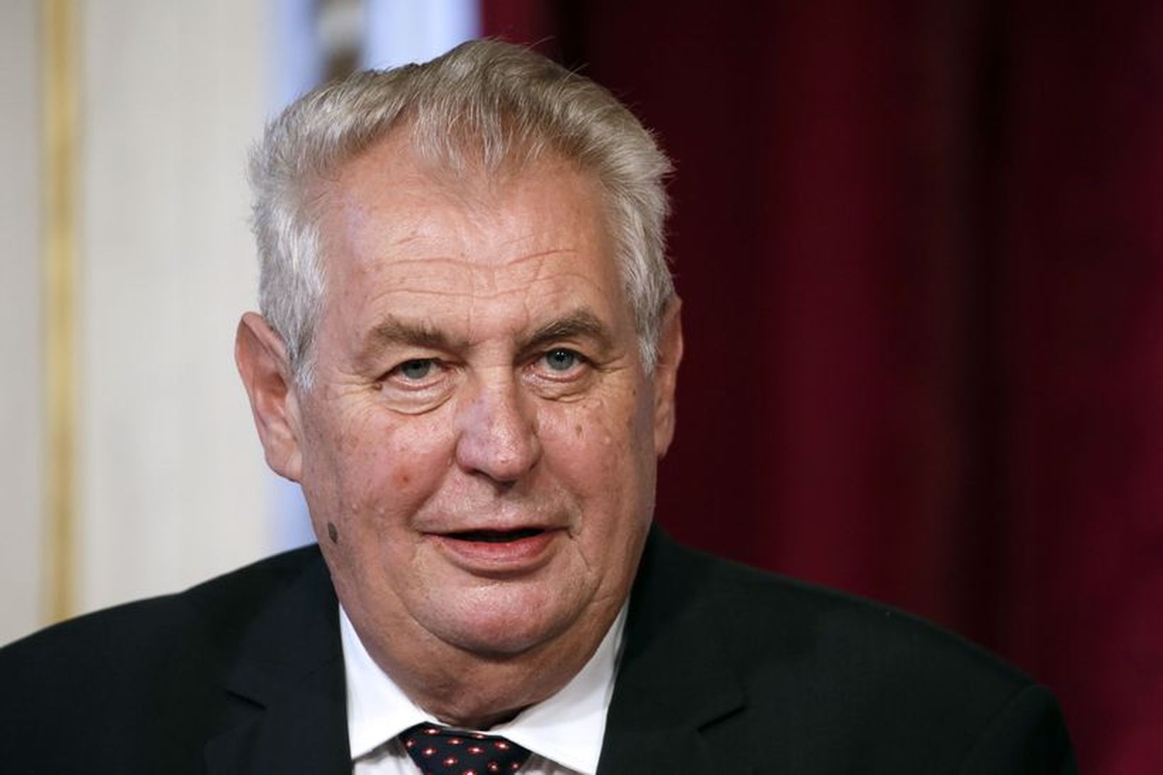 Milos Zeman, forseti Tékklands, er ekki hrifinn af innflytjendum.