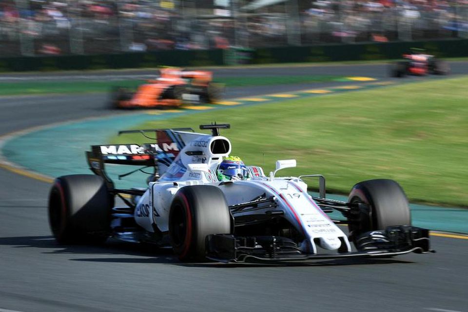 Felipe Massa í kappakstrinum í Melbourne.