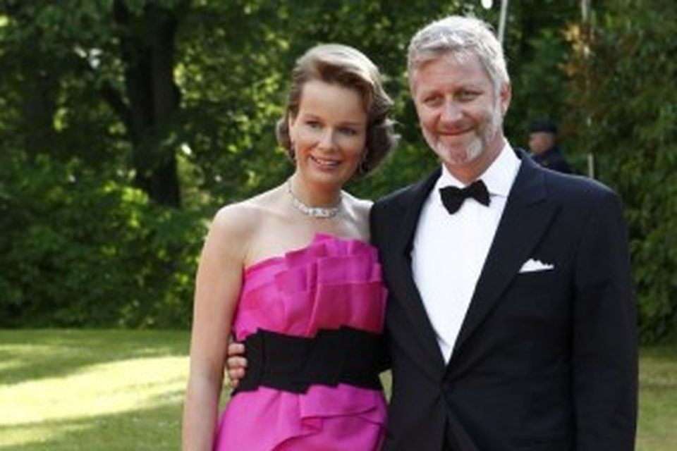 Philippe Belgíuprins og Mathilde prinsessa.