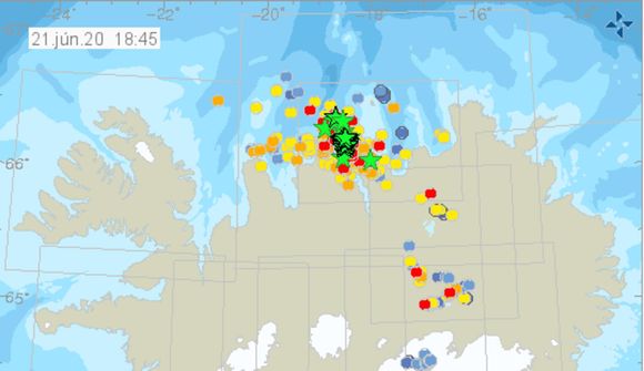 Skjálfti 4,4 að stærð norður af Siglufirði
