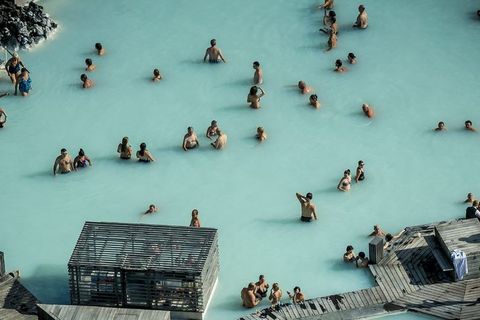 The Blue Lagoon is extremely popular with tourists and it seems star-couple Jay-Z and Beyoncé dipped into its milky waters yesterday.