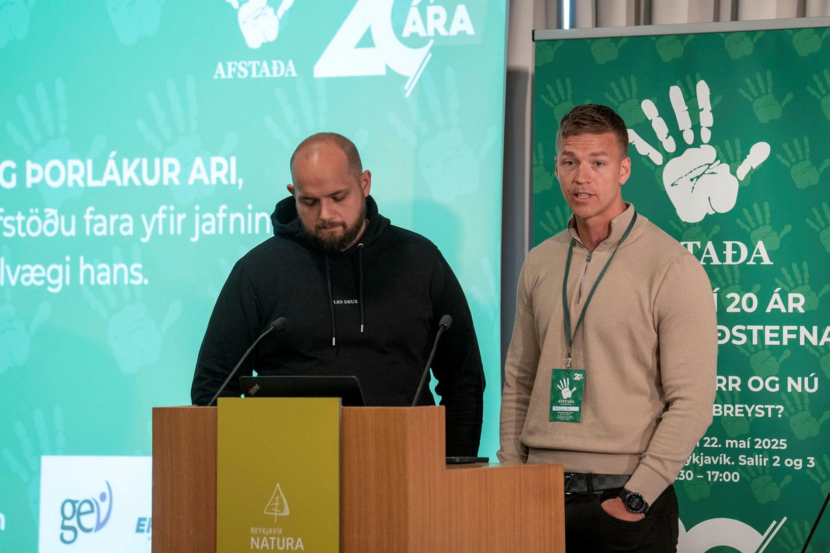 Þorlákur Ari og Ingólfur Snær eru jafningjaráðgjafar Afstöðu. Þeir fóru …
