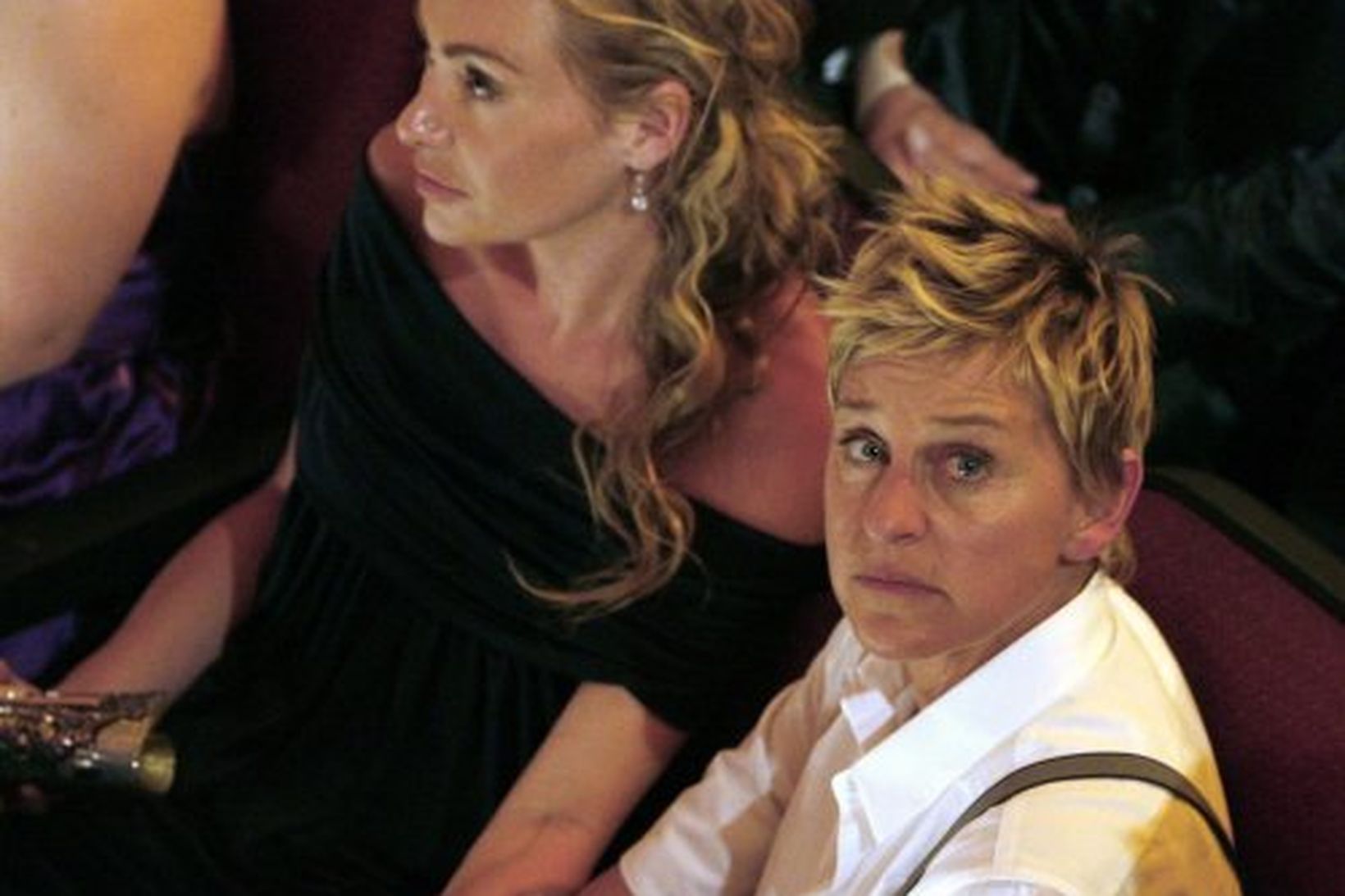 Portia de Rossi og Ellen DeGeneres.