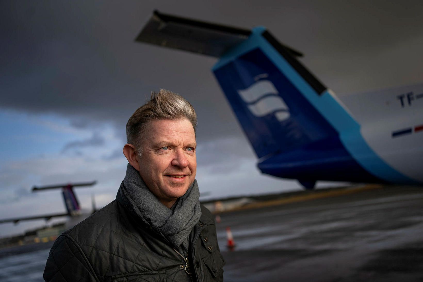 Bogi Nils Bogason, forstjóri Icelandair, er í miðopnuviðtali ViðskiptaMoggans þessa …