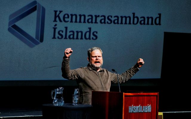 Magnús Þór Jónsson, chairman of the Icelandic Teachers' Union.