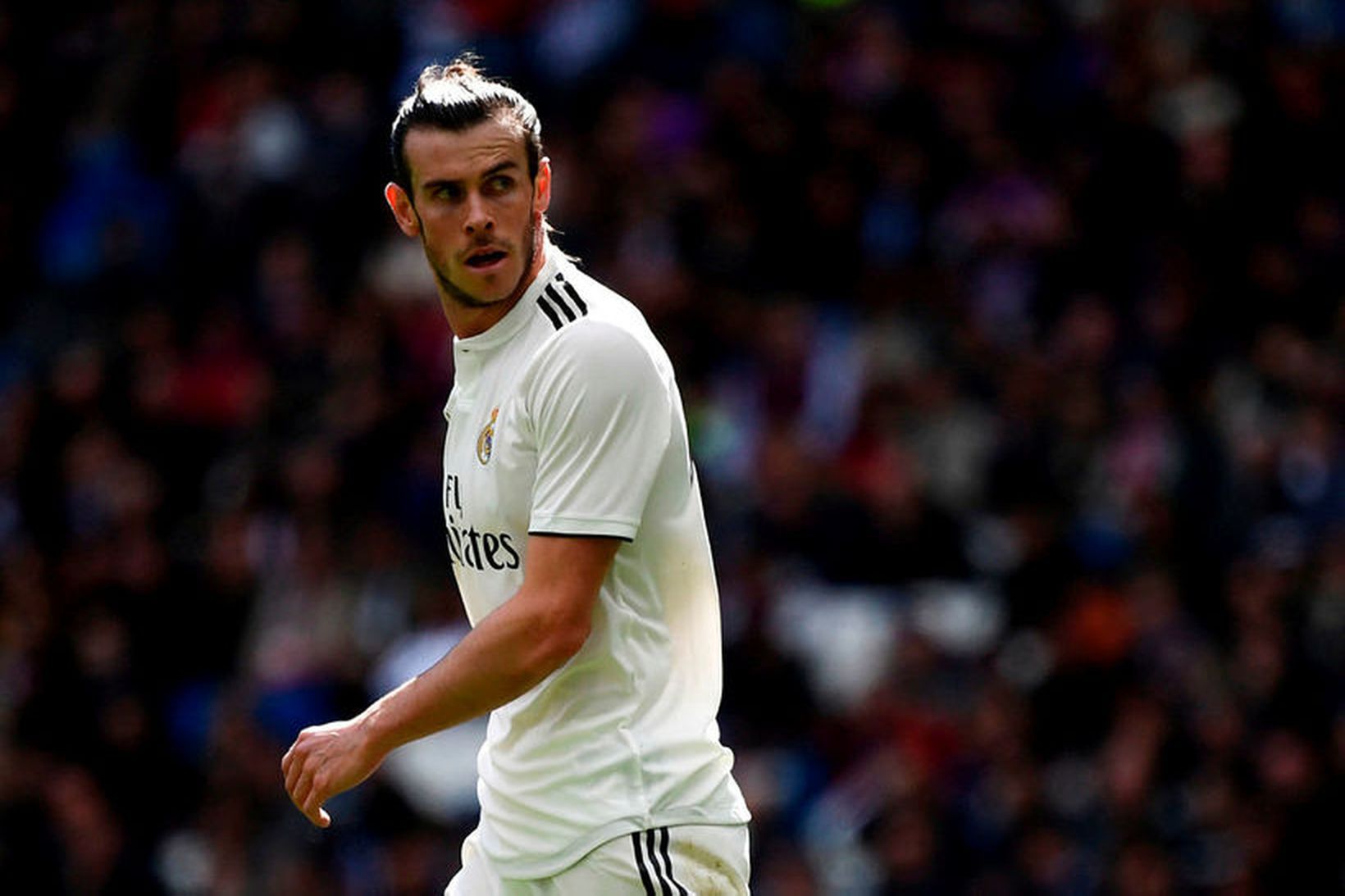 Gareth Bale í leik með Real Madrid.
