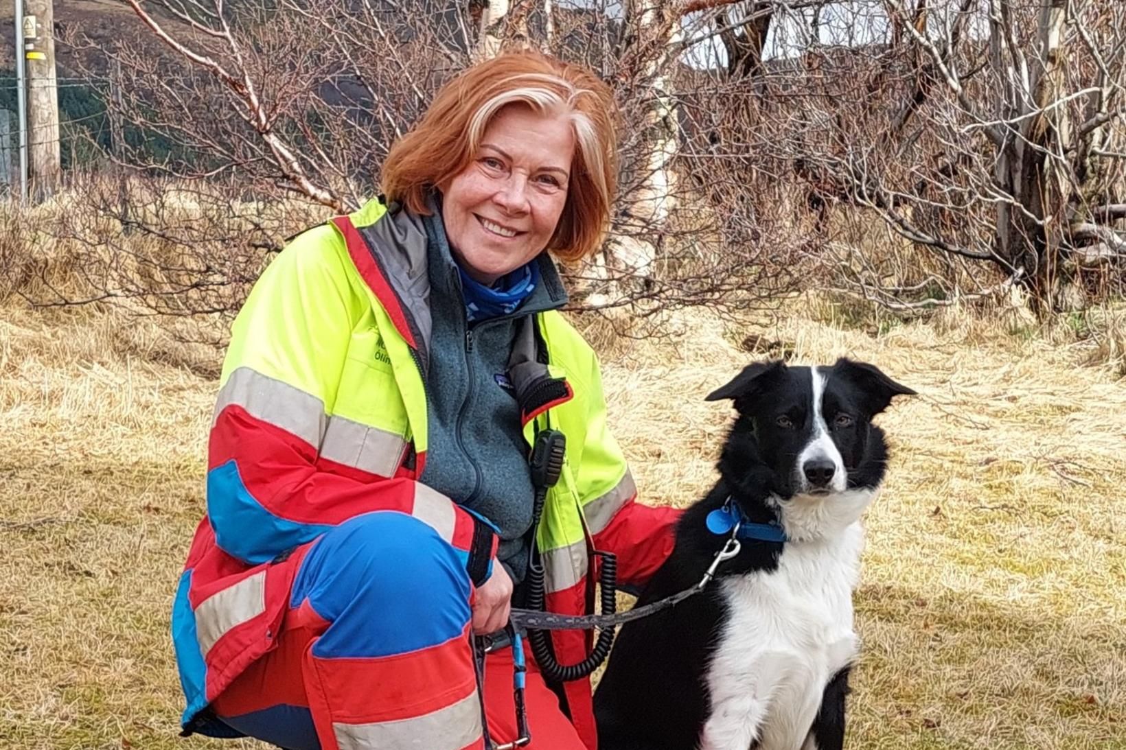 Ólína og Vaskur. Hún er með mörg járn í eldinum, …