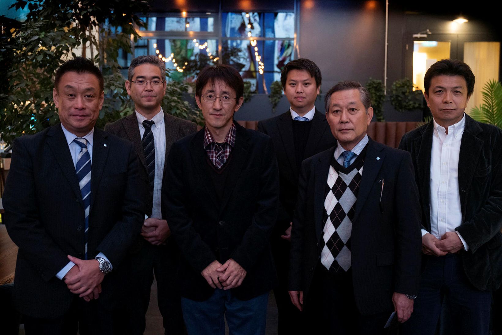 F.v. Takahiro Tamura, forstjóri Azuma Foods USA, Hiroshi Yamazaki, framkvæmdastjóri …